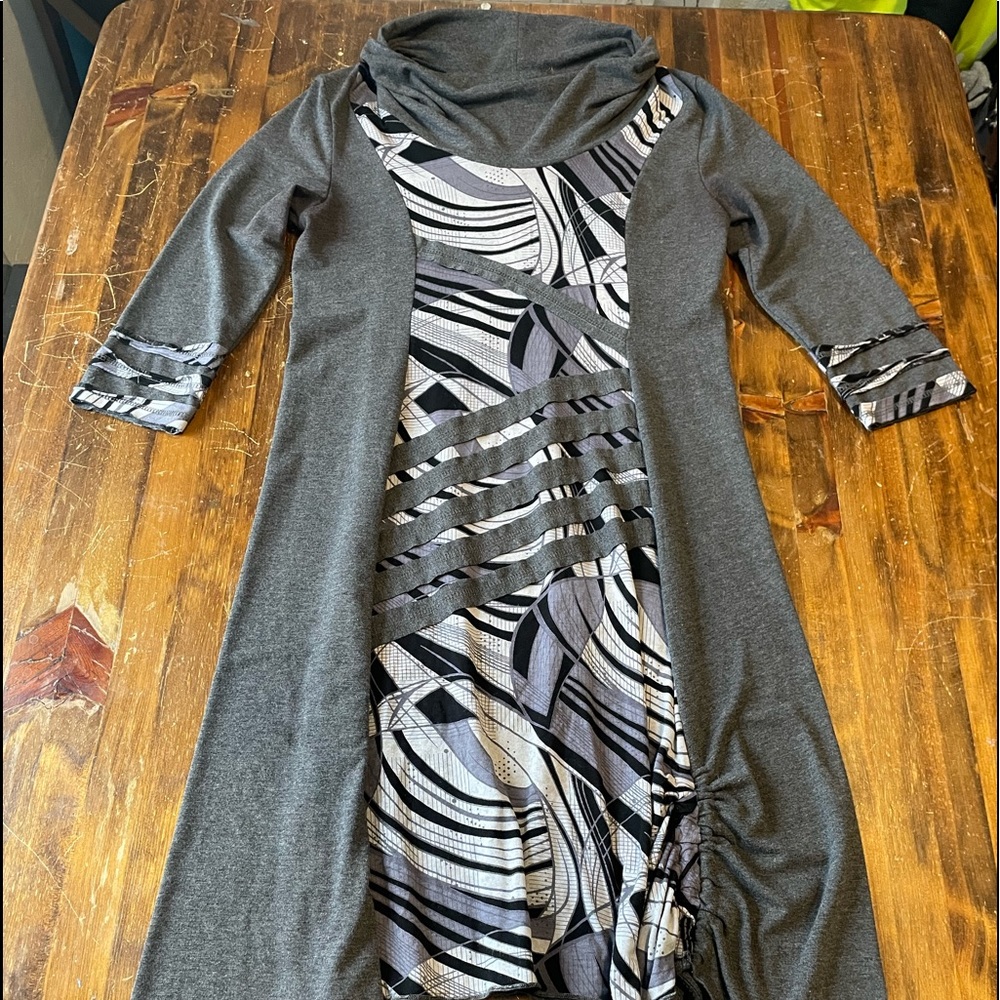 Dzhavael couture dress gray size S